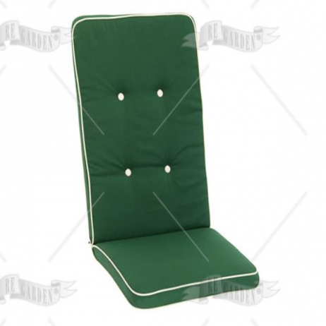 Re Garden Cuscino Liberty con seduta e schienale per poltrona reclinabile  in poliestere 180 gr con bordino ecrù cod. 8663